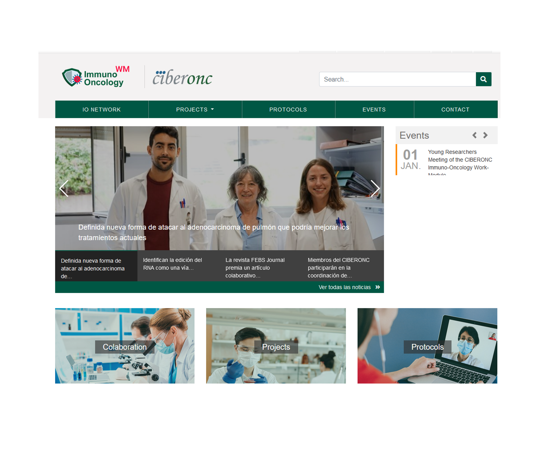 El CIBERONC lanza la nueva página web del Work Module de Inmuno-oncología