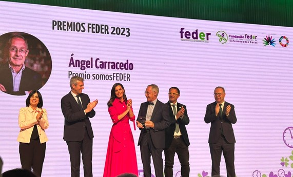 Ángel Carracedo y Orphanet, reconocidos en los Premios FEDER 2023