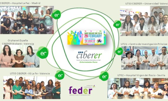 CIBERER celebra en red el Día Mundial de las Enfermedades Raras sumándose a la campaña "Creando REDES de esperanza" de FEDER