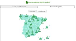 Un mapa interactivo del CIBERER identifica investigaciones sobre cerca de 2.000 enfermedades raras en España